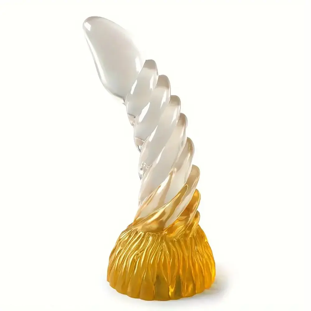 8.86in Spiral Fantasy Big Anal Plug Dildo For Vaginal Massage G-Spot