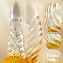 8.86in Spiral Fantasy Big Anal Plug Dildo For Vaginal Massage G-Spot