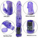 8.86in TPE Soft Vibrating Rotation Dildo For G-spot Stimulator