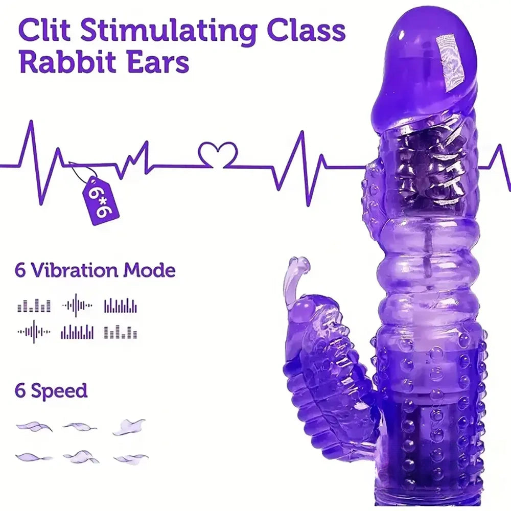 8.86in TPE Soft Vibrating Rotation Dildo For G-spot Stimulator