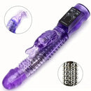 8.86in TPE Soft Vibrating Rotation Dildo For G-spot Stimulator