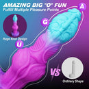 8.8in Fantasy Knot Monster Soft Female Manual Masturbation Anal Dildo