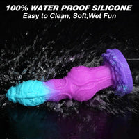 8.8in Fantasy Knot Monster Soft Female Manual Masturbation Anal Dildo