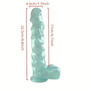8.8in Realistic Dildo Soft PVC Material G-Spot Big Anal Play Sex Toy