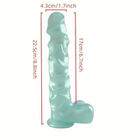 8.8in Realistic Dildo Soft PVC Material G-Spot Big Anal Play Sex Toy