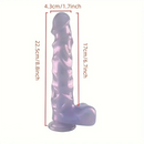 8.8in Realistic Dildo Soft PVC Material G-Spot Big Anal Play Sex Toy