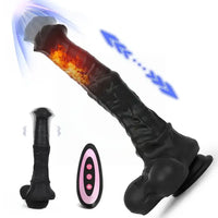 8.8in Vibrating Horse Thrusting Dildo Female Sex Toy For Women