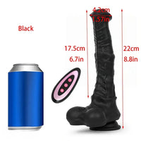 8.8in Vibrating Horse Thrusting Dildo Female Sex Toy For Women