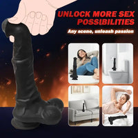 8.8in Vibrating Horse Thrusting Dildo Female Sex Toy For Women