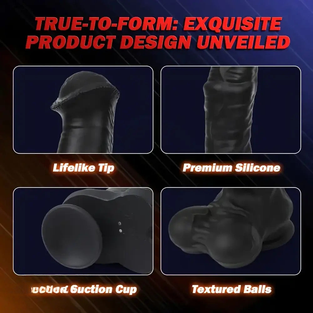 8.8in Vibrating Horse Thrusting Dildo Female Sex Toy For Women