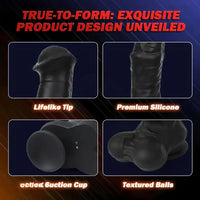 8.8in Vibrating Horse Thrusting Dildo Female Sex Toy For Women
