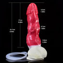 8.94in Fantasy Silicone Soft Ejaculating Big Dildo For Anal Adult Toy