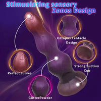 8.95in Skin-Feel Big Cock Silicone Soft Fantasy Massager Women Dildo