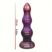 8.95in Skin-Feel Big Cock Silicone Soft Fantasy Massager Women Dildo