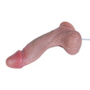8.97in Curved Realistic Silicone Strap on Ejaculating Dildo Female Masturbator