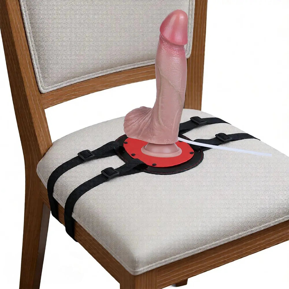 8.97in Curved Realistic Silicone Strap on Ejaculating Dildo Female Masturbator