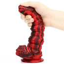 8.97in Monster Spiked Silicone Soft Big Dildo For G-Spot Stimulation