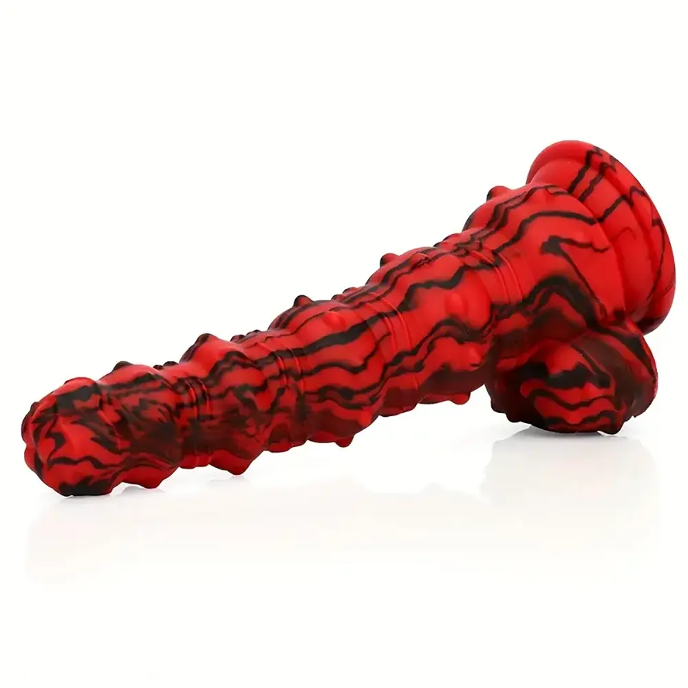 8.97in Monster Spiked Silicone Soft Big Dildo For G-Spot Stimulation