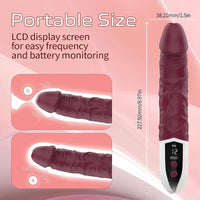 8.97in Premium Silicone Vibrating Realistic Female Dildo Vibrator