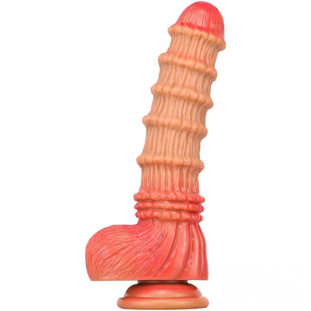 8.98in 9.37in 10.8in XML Odd Soft Bamboo Shoot Cock Dildo