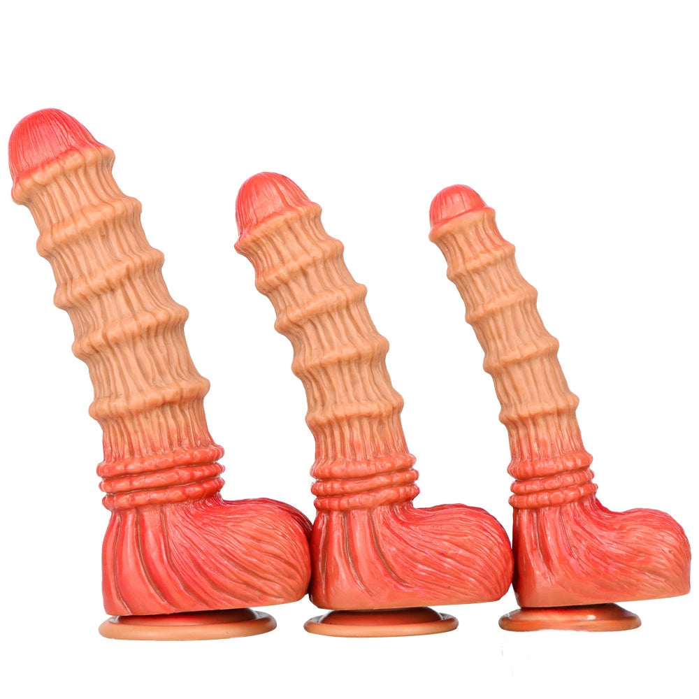 8.98in 9.37in 10.8in XML Odd Soft Bamboo Shoot Cock Dildo