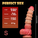 8.98in 9.37in 10.8in XML Odd Soft Bamboo Shoot Cock Dildo