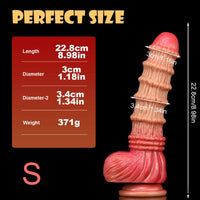 8.98in 9.37in 10.8in XML Odd Soft Bamboo Shoot Cock Dildo