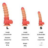 8.98in 9.37in 10.8in XML Odd Soft Bamboo Shoot Cock Dildo
