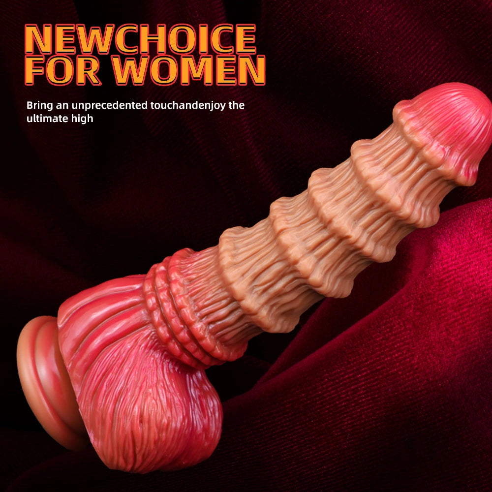 8.98in 9.37in 10.8in XML Odd Soft Bamboo Shoot Cock Dildo