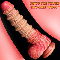 8.98in 9.37in 10.8in XML Odd Soft Bamboo Shoot Cock Dildo