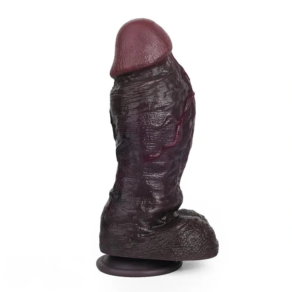 8.98in Real Feel Dual Density Silicone Soft Real Dildo Hands-Free Design