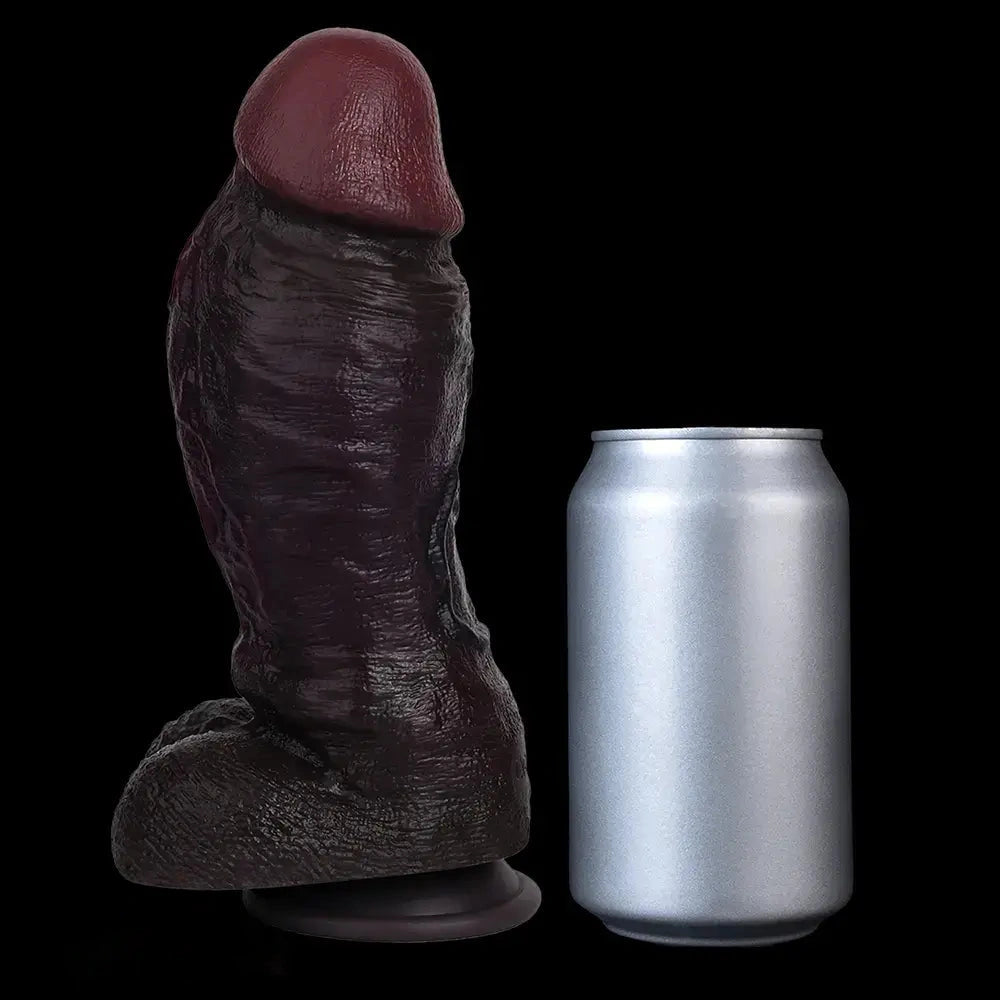 8.98in Real Feel Dual Density Silicone Soft Real Dildo Hands-Free Design