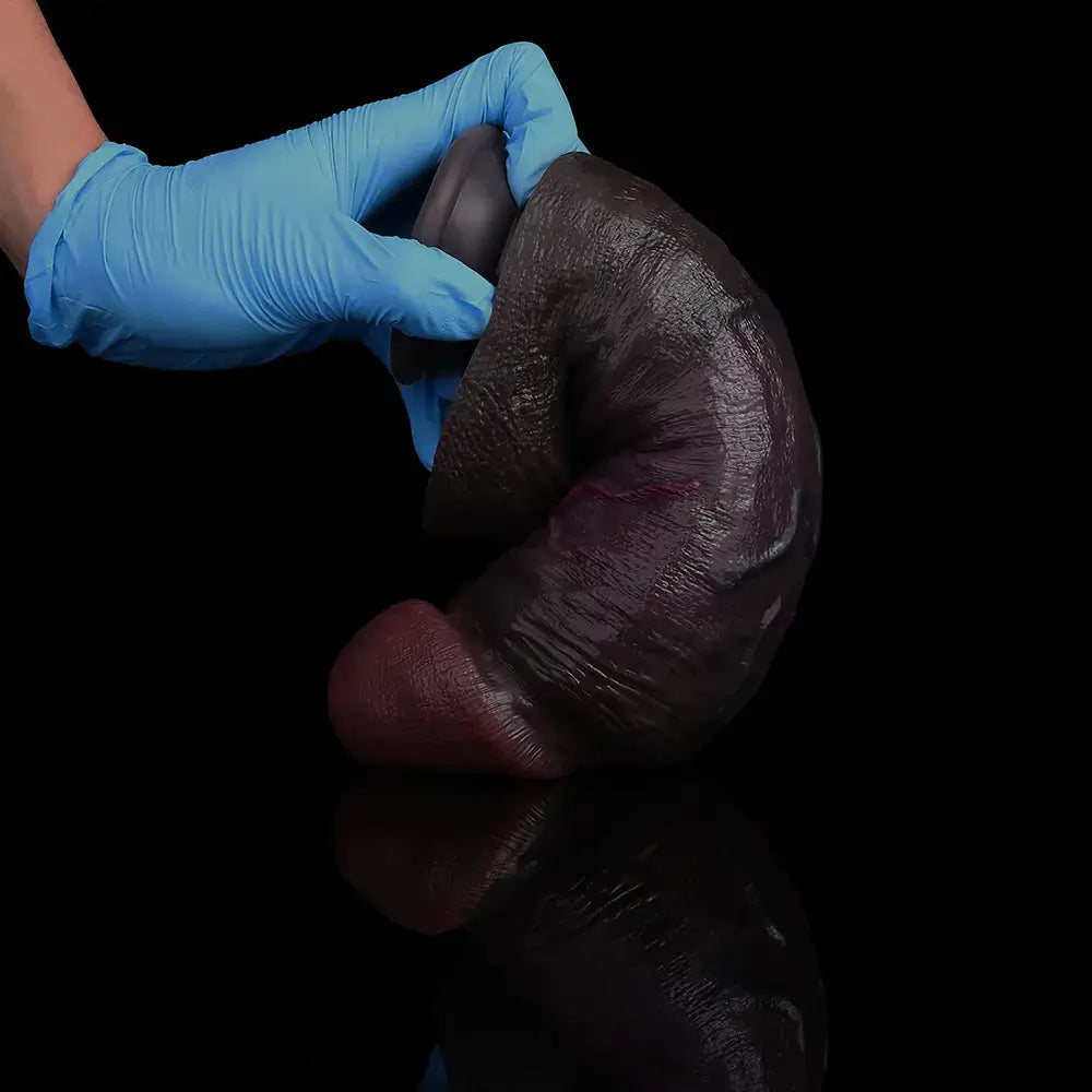 8.98in Real Feel Dual Density Silicone Soft Real Dildo Hands-Free Design