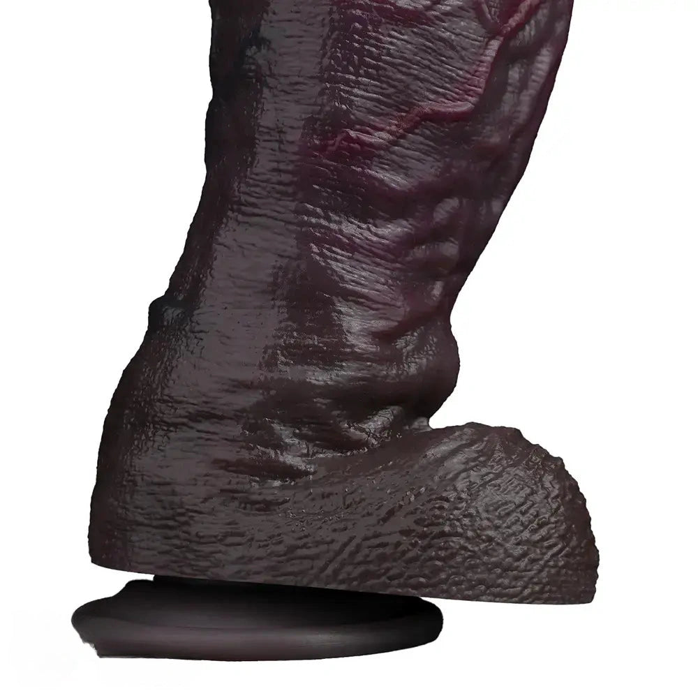8.98in Real Feel Dual Density Silicone Soft Real Dildo Hands-Free Design