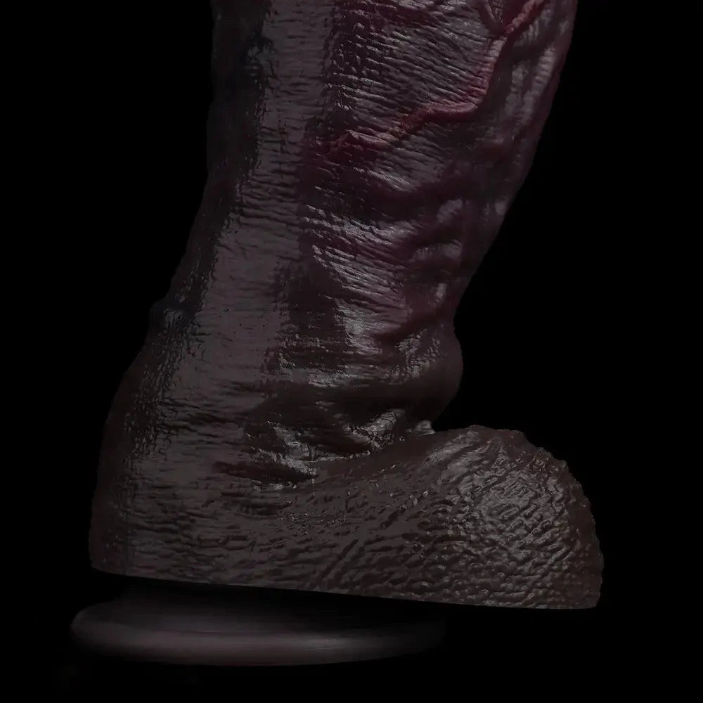 8.98in Real Feel Dual Density Silicone Soft Real Dildo Hands-Free Design