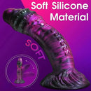 8.9in Fantasy Spiked Silicone Soft Monster Dildo For Women Men Sex Orgasm