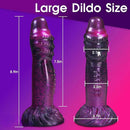 8.9in Fantasy Spiked Silicone Soft Monster Dildo For Women Men Sex Orgasm