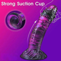 8.9in Fantasy Spiked Silicone Soft Monster Dildo For Women Men Sex Orgasm