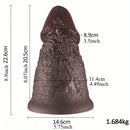 8.9in Real Thick Soft Big Glans Dildo For Women Men Masturbation Orgasm