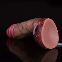 8.9in Soft Big Real Squirting Silicone G Spot Skin-Feel Texture Dildo