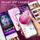 Rose Toy Nipple Clitoral Sucker Vibrators With APP Control