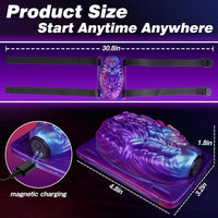 Strap On Monster Riding Vibrator Clit Stimulator