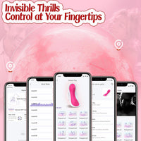 Wearable Panty Vibrators Clit Nipple Stimulator With Remote App Control