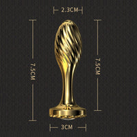 Pearl Gold Thread Anal Plug Anal Expansion