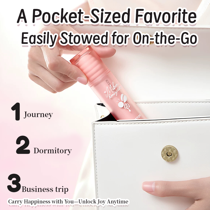 KISSTOY Honey Stick Dual-End Suction & Vibration Mini Wand
