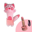 Plush Dildo Machine Thrusting Licking Dildo Machine Sex Toy With Remote Control