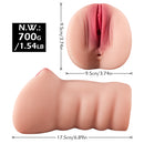 1.54Lb Asian Style 2-in-1 Vagina and Tight Anus Stroker Pocket Pussy