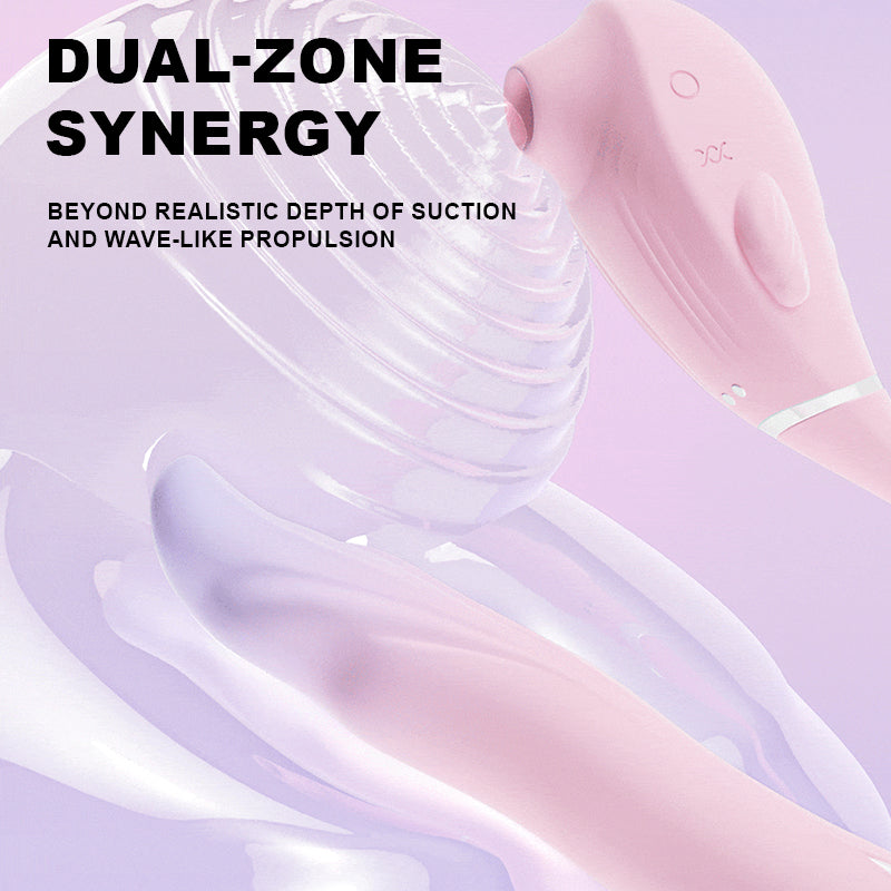 Curly-Tail Fish Dual-Point Resonance Toy