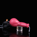10.98in Dog Knot Ejaculating Inflatable Soft Silicone Dildo For Women
