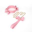 BDSM Bowknot PU Leather Bondage Kits Accessories